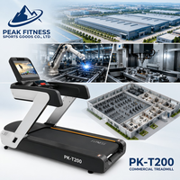Caminadora Eléctrica Comercial con Pantalla LED y Función de Frecuencia Cardíaca para el Modelo T6 - Construcción de Acero para Ejercicios Cardiovasculares