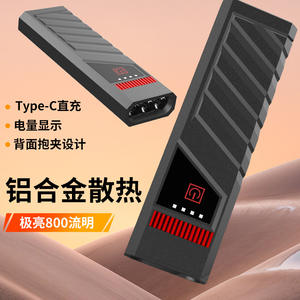 Linterna de Alta Intensidad Sd20 de 800 Lúmenes, Recargable Tipo C, LED Táctica para Exteriores, EDC, con Base Magnética - Product Image 1