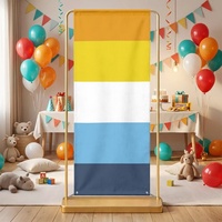 Décor de fond personnalisé avec motif Gay Aroace pour les séances de photos de célébration, les fêtes de festival et les événements intérieurs