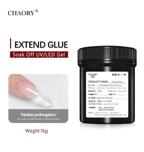 CHAORY 1kg professionale salone di bellezza all'ingrosso Uv Led Hema gratis Vegan Gel smalto trasparente cappotto di Base con il tuo Logo - Product Image 5