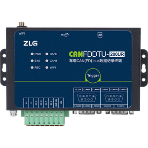 ZLG CANFDDTU-200UR Registrador de Datos CAN FD de 2 Canales Montado en Vehículo con 1 Canal LIN y Transmisión WiFi - Product Image 5