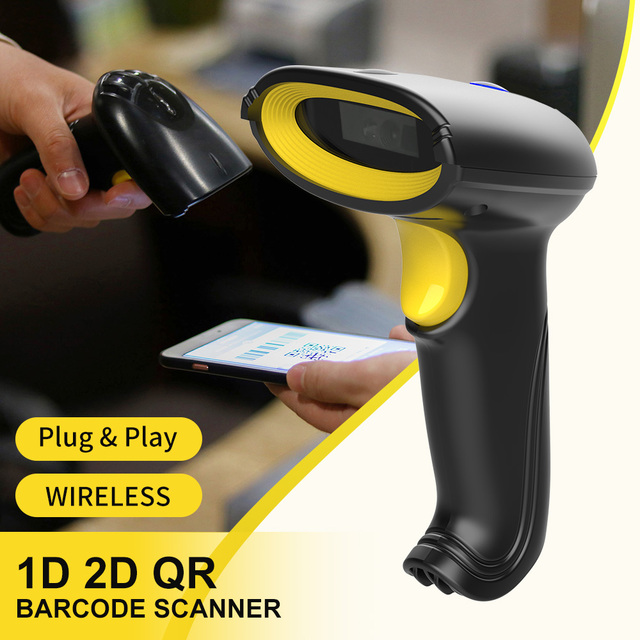 Xincode 2D Handheld Sensor Barcode Scanner 2.4G Wireless Qr Code Reader  Scan Bar Code Supermarket Warehouse for Sale