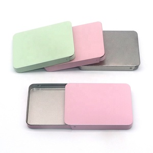 XPD Thanh Trượt Hơi Thở Thảo Mộc Nhỏ Cấp Thực Phẩm Rỗng Hộp Kim Loại Trượt Kích Thước Bỏ Túi Hộp Thiếc Nước Hoa Màu Trơn - Product Image 1