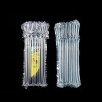Enveloppe de coussin à bulles sûr protecteur de bouteille en verre sac d'emballage gonflable en plastique de colonne d'air pour bouteille de vin