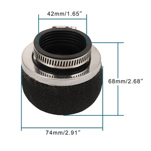 GOOFIT 42/54/58mm <span class=keywords><strong>Filtre</strong></span> <span class=keywords><strong>à</strong></span> <span class=keywords><strong>air</strong></span> <span class=keywords><strong>de</strong></span> remplacement pour moteur 2 temps Moto Scooter - Product Image 5