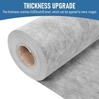 Membrane d'étanchéité moderne en HDPE, sous-couche gaufrée en PP/PE pour applications de sols et de toitures en dalle de béton