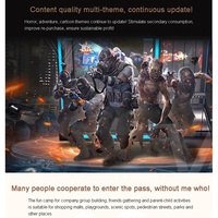 VR Arena Zone Realidad Virtual Multijugador Iron Cage Standing Equipment 4 Personas VR Shooting Simulator 9D Arcade Game Machine