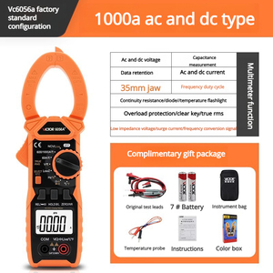 Đồng hồ vạn năng kỹ thuật số kẹp điện Shengli VC6056B AC/DC - Thiết bị đa chức năng kỹ thuật điện có độ chính xác cao - Product Image 5