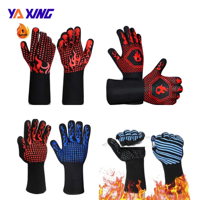 Heat Resistant Waterproof Material No Slip Design Glove