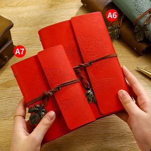 A6 A7 Vintage Wishing Tree Gift <b>Notebook</b> Portable Creative Kraft Paper Loose-Leaf <b>Blank</b> Lined Journal - Product Image 3