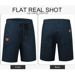 2025 Joggers informales para hombre, pantalones y pantalones cortos antiarrugas y teñido liso, estilo Formal XL a 6XL, tallas, logotipo personalizable - Product Image 5