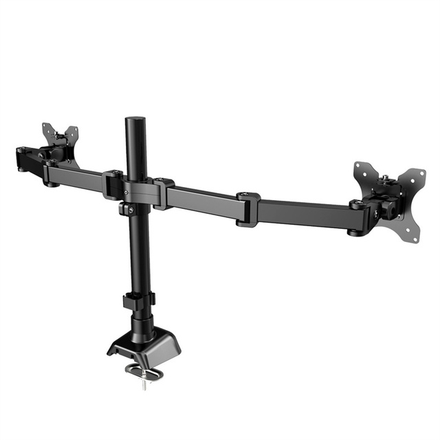 Adjustable Monitor Stand Riser Dual Monitor Arm Stand for Office Desk Monitor Mount