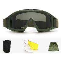 Lunettes tactiques coupe-vent d'extérieur, masques oculaires, accessoires adaptés au sport, à la conduite, au cyclisme, au CS, à la moto, au ski