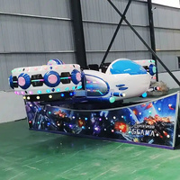 Machine de foire d'attraction pour enfants tour d'amusement de voiture volante rotative à 360 degrés