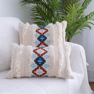 Décor de maison de ferme moderne brodé printemps <span class=keywords><strong>canapé</strong></span> et salon <span class=keywords><strong>canapé</strong></span> coussin lit jeter taies d'oreiller pour hôtel - Product Image 1