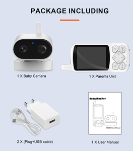 720P 2.8Inch Màn Hình 2.4G Không Dây Babyphone Máy Ảnh 2000MAh Phát Hiện Nhiệt Độ Hai Cách Nói Chuyện Thông Minh Video Và Âm Thanh Bé Màn Hình - Product Image 6