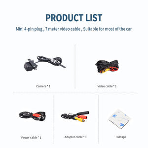 Япония, лидер продаж, металлическая 800 телевизионная линия HD Автомобильная резервная камера - Product Image 6