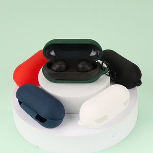 Étui de protection en silicone pour écouteurs Sony <span class=keywords><strong>WF</strong></span>-<span class=keywords><strong>C500</strong></span> TWS pour AirPods avec crochet, étuis pour écouteurs - Product Image 1