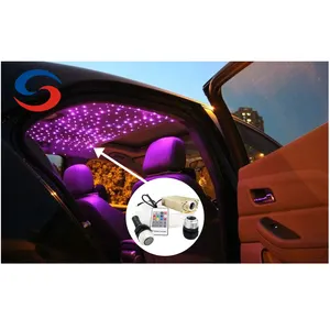 Kit de luz de estrella superior de fibra óptica luz de noche fecha romántica DIY estrella de techo de coche Led