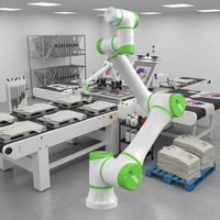 Bras robotique en acier inoxydable à 6 axes, moteur PLC CGXI G6, modèle 6 kg de charge utile, machine industrielle automatique pour l'impression textile et plastique