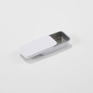 <b>Small</b> Slide Lid Custom Metal Iron Tin <b>Box</b> Ready to Ship Push Pull Lid <b>Packaging</b> Tin Cans for Storage Tobacco - Product Image 2