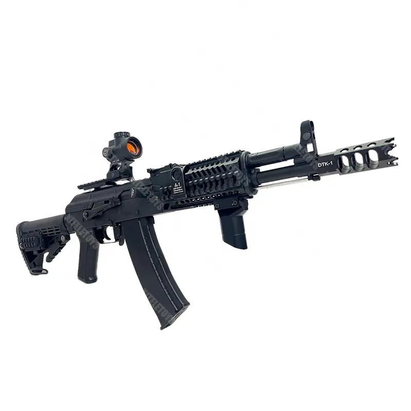 ZENITCO AK105 RIFLE 7MM GEL ammos Blaster burst Ammos balls Splatter launcher AUTO shooting fighting game TOY GUN for a