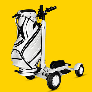Carrito de Golf Eléctrico Plegable Eswing de 4 Ruedas con Asiento, Buggy de Aluminio Impulsado por Batería de Litio - Product Image 2