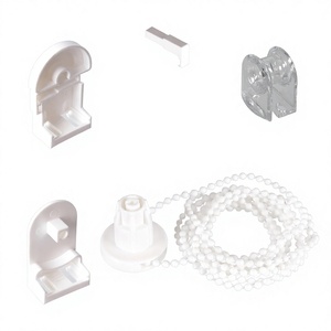 Kit de Montaje para Persianas Enrollables, <span class=keywords><strong>Eje</strong></span> de 25 mm, Kit de Reparación, Longitud de Accionamiento de 120 cm (Circulación de 240 cm), Soporte de Cadena Continuo - Product Image 1
