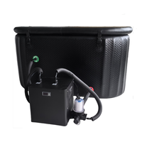 Compétitif Facile à Utiliser Portable Petit Mini 0.3 HP Bain De Glace Plongeant À Froid Refroidisseur Refroidi À L'eau Avec Filtre