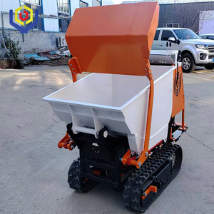 Minidumper <span class=keywords><strong>de</strong></span> orugas <span class=keywords><strong>de</strong></span> caucho autocargable totalmente hidráulico, transportador sobre orugas con operador a pie - Product Image 5