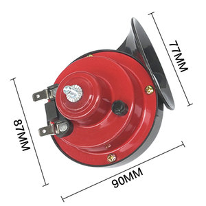 Corne de voiture électrique universelle à haute fréquence 300DB étanche, corne d'escargot coaxiale 12/24V modifiée pour moto - Product Image 5