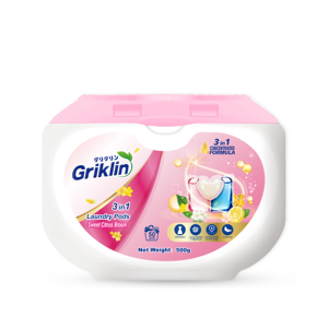 Griklin Capsules de <span class=keywords><strong>lessive</strong></span> jetables 3 en 1 écologiques concentrées en stock - Product Image 2