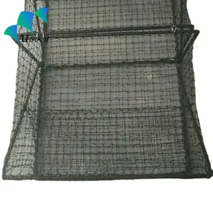 Outdoor Buoyancy Fishing Net 3-Ring Folding Portable Fish Cage