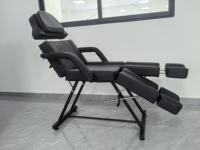 Tempat Tidur Pijat Lipat Portabel Berkualitas Tinggi dengan Kaki Terpisah dan Sandaran Kepala untuk Spa Rumah, Tato, Kesehatan, Salon & Perawatan Wajah
