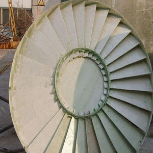 Sistema HVAC, difusores de aire de remolino circular de techo de acero redondo residencial con 24 cuchillas fijas - Product Image 6