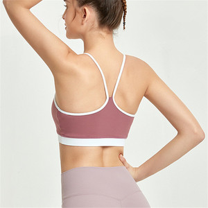 Soutien-gorge de sport à bretelles fines, nouveau, sensation <span class=keywords><strong>nue</strong></span>, haute qualité, Yoga, Fitness, entraînement, course à pied - Product Image 2
