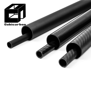 Tube <span class=keywords><strong>en</strong></span> fibre de carbone préimprégné 3K enroulé 24T, diamètres personnalisés 3mm, 4mm, 14mm, 16mm, 40mm, 100mm, 138mm - Product Image 3