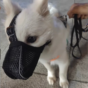 <span class=keywords><strong>Muselière</strong></span> pour chien - Anti-léchage, anti-morsure, respirante, en polyester, réglable, permet la consommation d'eau - Product Image 6