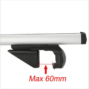 Portaequipajes Universal de aleación de aluminio de alta calidad para techo de coche, barra transversal, soporte de coche para rieles de techo altos, 120/130cm - Product Image 6