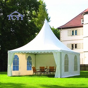 6*6M Outdoor <strong>Pagoda</strong> <strong>Garden</strong> Party Tent Waterproof Celebration Party Tent White Wedding Pagada Gazebo Tent <strong>for</strong> Sale - Product Image 4