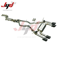 Prix d'usine JYD, tuyau d'échappement Catback avec embout en fibre de carbone pour BMW M3 F80 3.0T