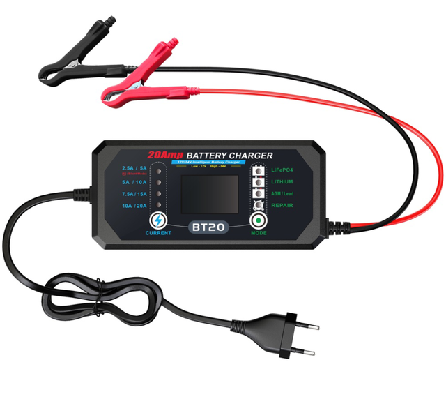 Lead Acid/Lithium Battery  Charger 300W 12V/20A