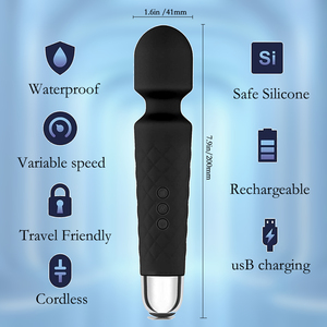 Vibratore Ava, Giocattolo Sessuale con 4 Ore di Autonomia della Batteria |   Silicone resistente all'acqua e sicuro <span class=keywords><strong>per</strong></span> il corpo |   <span class=keywords><strong>Vibratori</strong></span> Clitoridei Giocattoli Sessuali <span class=keywords><strong>per</strong></span> Coppie Dildo - Product Image 3