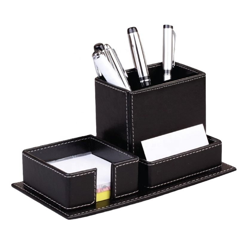 LG B022 Leather Handmade Desktop Organizer