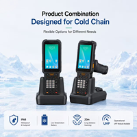 S4369 NORGEE PDA robuste pour entrepôt frigorifique, Android 14, scanner de codes-barres longue portée, écran 4,3 pouces, compatible chaîne du froid, pour la gestion des stocks