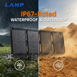 Panel Solar Portátil Plegable de 34W - 500W, IP67 Impermeable, 400 Vatios, para Estaciones de Energía de Camping al Aire Libre, Productos de Energía - Product Image 2