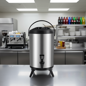 Db 12L Insulated Stainless Steel <b>Drink</b> <b>Dispenser</b> For Hot And Cold Beverages Commercial Grade Round Freestanding - Product Image 2