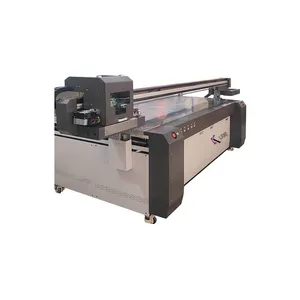 Imprimante à plat éco-solvant grand format Imprimantes à jet d'encre de taille 2.5*1.3m pour l'impression de cuir textile