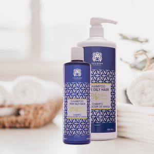 Champú de calidad superior de 400 ml para cabello graso sin sulfato para cabello dañado sin siliconas y sal vegana - Product Image 5