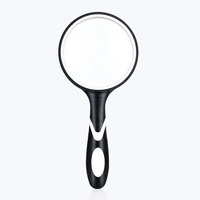 Custom Logo Colorful Plastic Kid's Magnifying Glasses High Definition Handheld 75mm Glass Magnifier